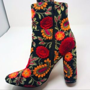 justfab floral boots